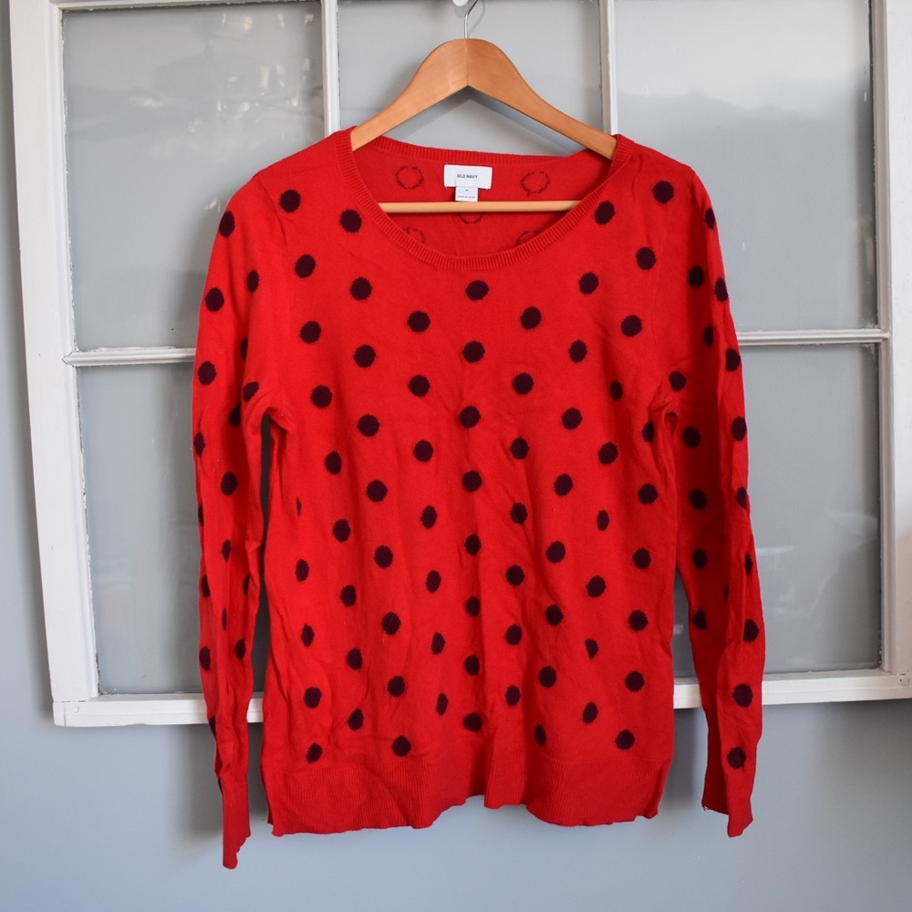 Old Navy Dot Sweater Sz M